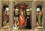 Hans Memling Canvas Paintings - Triptych